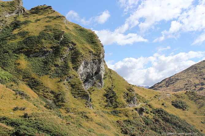 New Zealand - bike trip towards Moke Lake