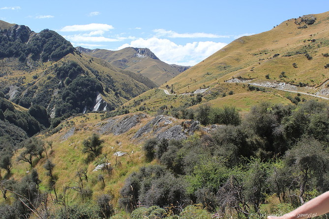 New Zealand - bike trip towards Moke Lake