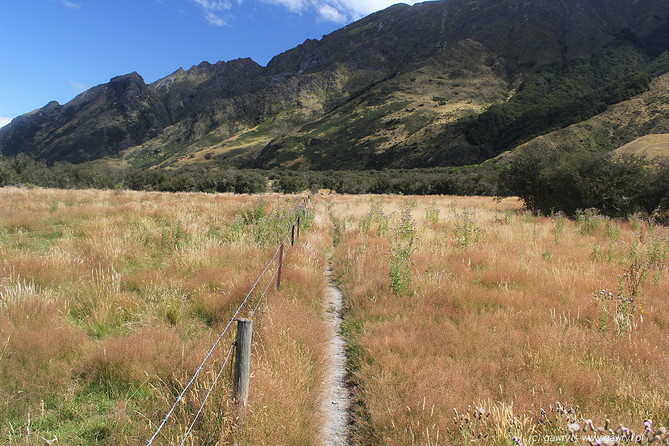 New Zealand - bike trip, Moke Lake area