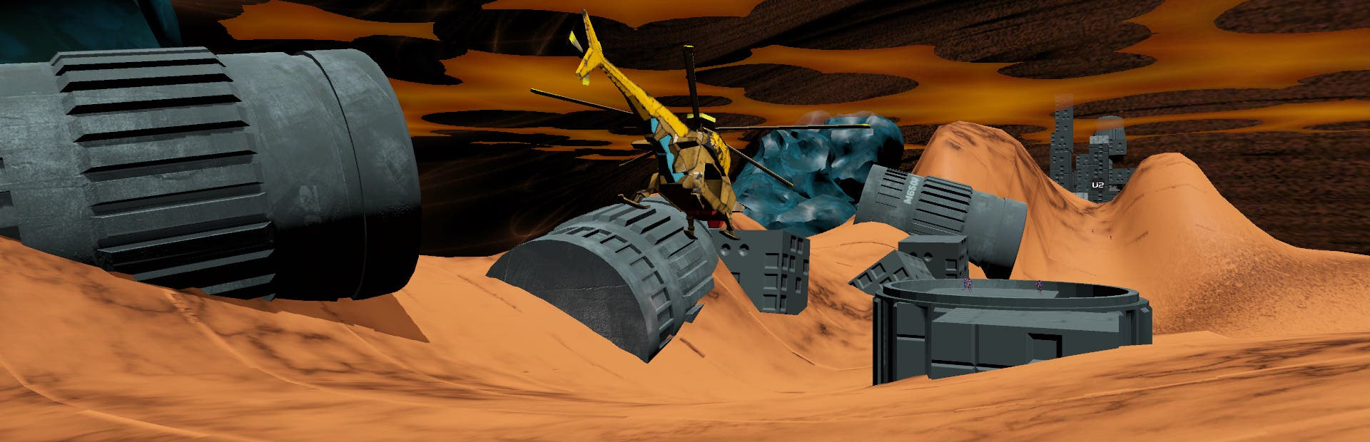 Rescue Heli RH407 Banner